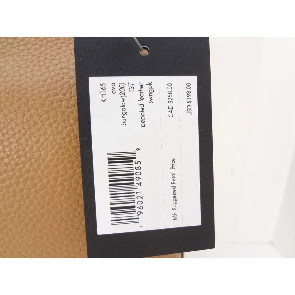 Kate Spade Ava Bungalow Tan Pebbled Leather Crossbody Bag KH165 NEW - Picture 6 of 6